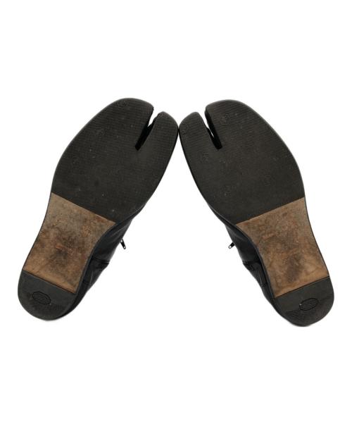 Maison Margiela（メゾンマルジェラ）Maison Margiela (メゾンマルジェラ) フラットソールサイドジップ足袋ブーツ ブラック サイズ:41の古着・服飾アイテム