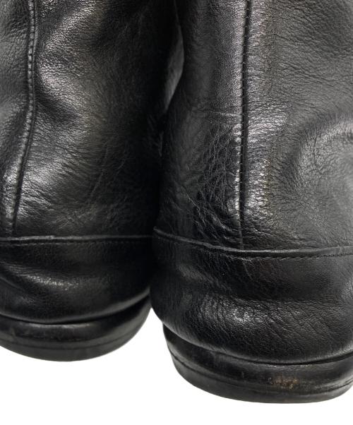 Maison Margiela（メゾンマルジェラ）Maison Margiela (メゾンマルジェラ) フラットソールサイドジップ足袋ブーツ ブラック サイズ:41の古着・服飾アイテム