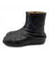 中古・古着 Maison Margiela (メゾンマルジェラ) フラットソールサイドジップ足袋ブーツ ブラック サイズ:41：55000円