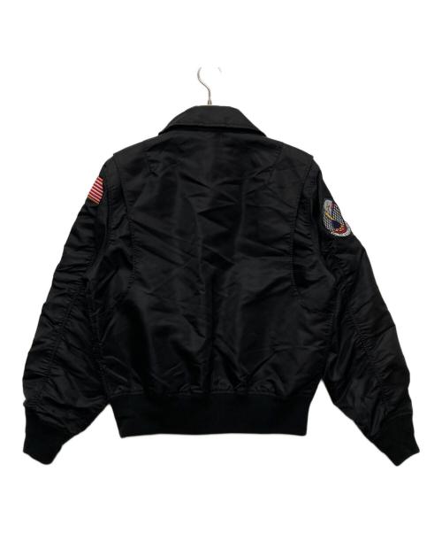 HOUSTON（ヒューストン）HOUSTON (ヒューストン) CUSTOM M-65 JACKET PRESLEY/51280 ブラック サイズ:Ｍの古着・服飾アイテム