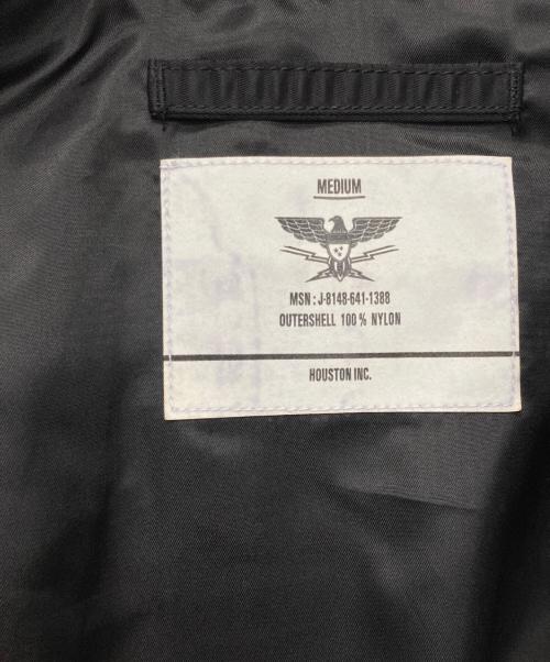 HOUSTON（ヒューストン）HOUSTON (ヒューストン) CUSTOM M-65 JACKET PRESLEY/51280 ブラック サイズ:Ｍの古着・服飾アイテム
