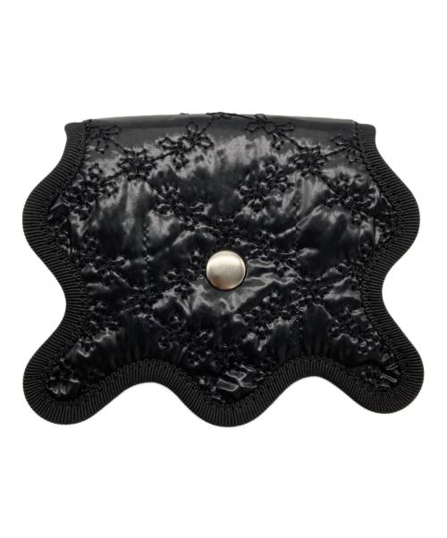 nori enomoto（ノリ エノモト）nori enomoto (ノリ エノモト) wave trifold wallet/fleur davos ブラックの古着・服飾アイテム