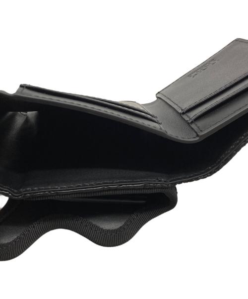 nori enomoto（ノリ エノモト）nori enomoto (ノリ エノモト) wave trifold wallet/fleur davos ブラックの古着・服飾アイテム