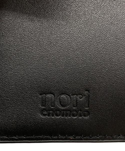 nori enomoto（ノリ エノモト）nori enomoto (ノリ エノモト) wave trifold wallet/fleur davos ブラックの古着・服飾アイテム
