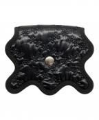 nori enomotoノリ エノモト）の古着「wave trifold wallet/fleur davos」｜ブラック