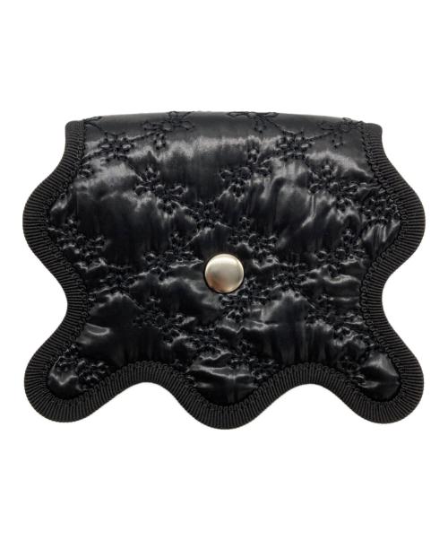 nori enomoto（ノリ エノモト）nori enomoto (ノリ エノモト) wave trifold wallet/fleur davos ブラックの古着・服飾アイテム