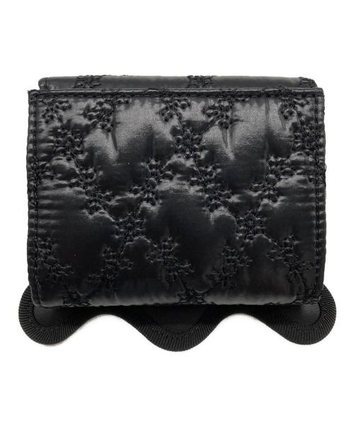 nori enomoto（ノリ エノモト）nori enomoto (ノリ エノモト) wave trifold wallet/fleur davos ブラックの古着・服飾アイテム