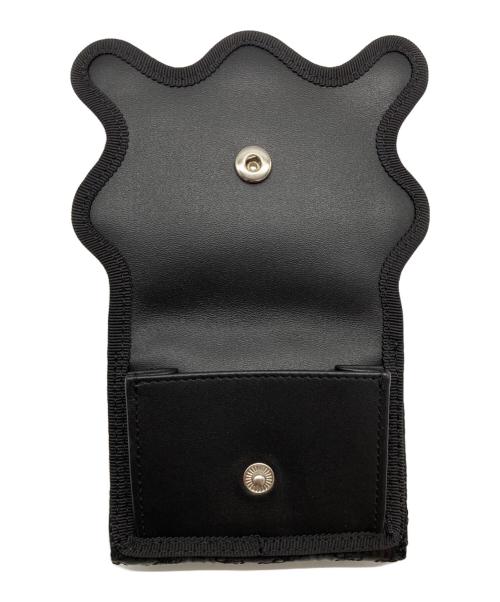 nori enomoto（ノリ エノモト）nori enomoto (ノリ エノモト) wave trifold wallet/fleur davos ブラックの古着・服飾アイテム