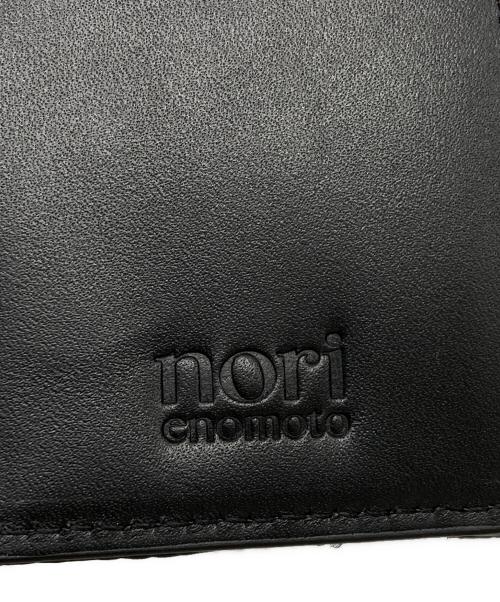 nori enomoto（ノリ エノモト）nori enomoto (ノリ エノモト) wave trifold wallet/fleur davos ブラックの古着・服飾アイテム