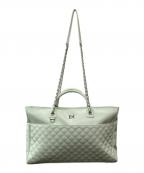 darichダーリッチ）の古着「DDキルティングワイドマルチトートバッグ」｜グリーン