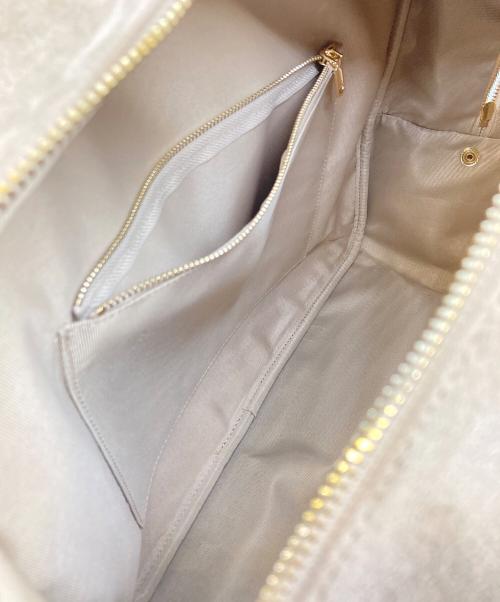 polaura（ポロ―ラ）polaura (ポロ―ラ) スウェードトラベルボストンバッグ ベージュの古着・服飾アイテム