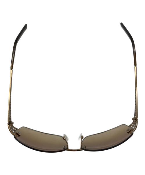 FENDI（フェンディ）FENDI (フェンディ) ズッカ柄リムレスサングラス ブラウン サイズ:62□15 125の古着・服飾アイテム