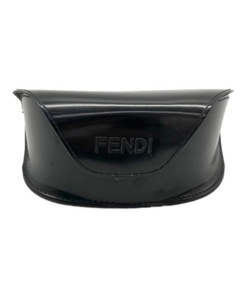 FENDI（フェンディ）FENDI (フェンディ) ズッカ柄リムレスサングラス ブラウン サイズ:62□15 125の古着・服飾アイテム