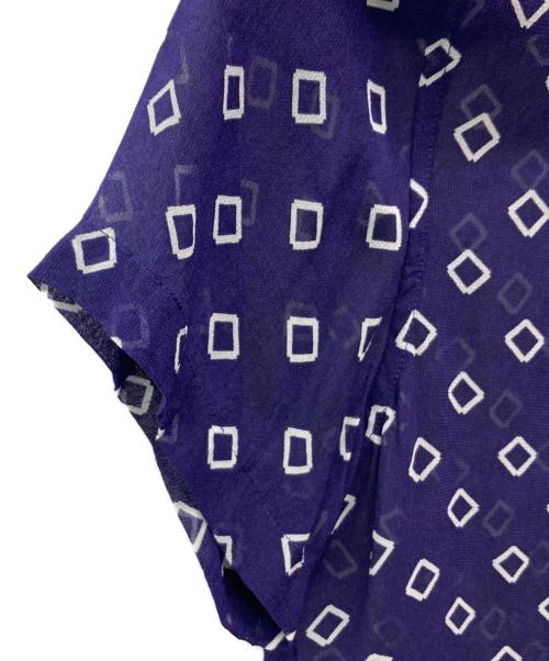 COMME des GARCONS COMME des GARCONS（コムデギャルソン コムデギャルソン）COMME des GARCONS COMME des GARCONS (コムデギャルソン コムデギャルソン) 総柄半袖シャツ/RO-B015 ネイビー サイズ:Ｓの古着・服飾アイテム
