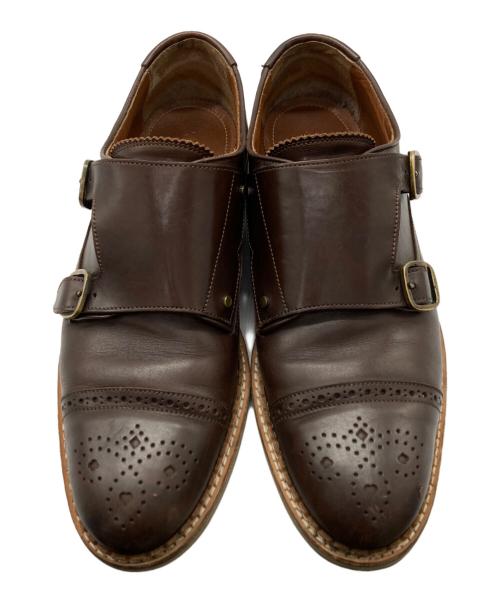 JIMMY CHOO（ジミーチュウ）JIMMY CHOO (ジミーチュウ) ダブルモンクスストラップシューズ ブラウン サイズ:43の古着・服飾アイテム