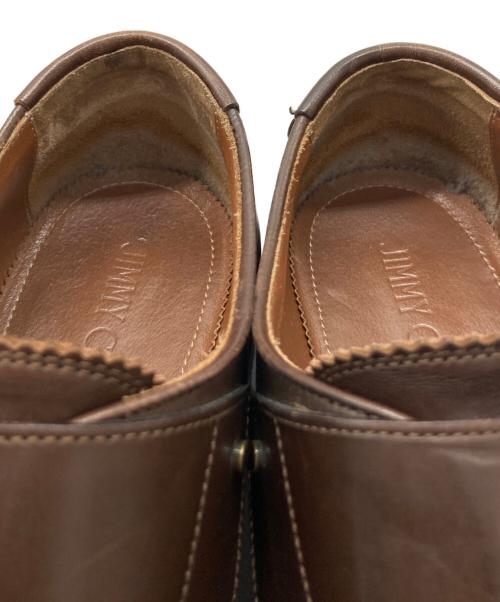 JIMMY CHOO（ジミーチュウ）JIMMY CHOO (ジミーチュウ) ダブルモンクスストラップシューズ ブラウン サイズ:43の古着・服飾アイテム