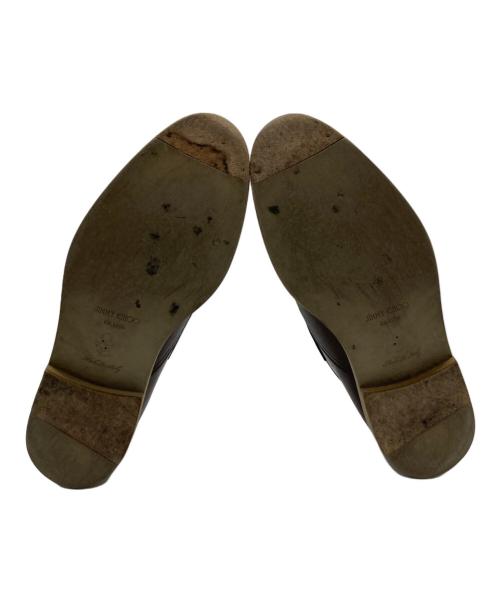 JIMMY CHOO（ジミーチュウ）JIMMY CHOO (ジミーチュウ) ダブルモンクスストラップシューズ ブラウン サイズ:43の古着・服飾アイテム