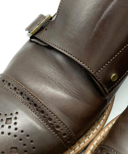 JIMMY CHOO（ジミーチュウ）JIMMY CHOO (ジミーチュウ) ダブルモンクスストラップシューズ ブラウン サイズ:43の古着・服飾アイテム