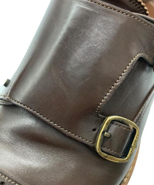 JIMMY CHOO（ジミーチュウ）JIMMY CHOO (ジミーチュウ) ダブルモンクスストラップシューズ ブラウン サイズ:43の古着・服飾アイテム