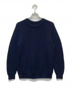 BATONERバトナ―）の古着「SIGNATURE CREW NECK」｜ネイビー