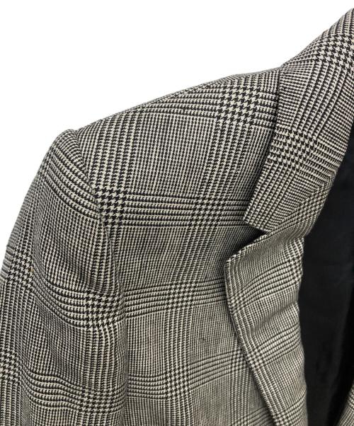 CELINE（セリーヌ）CELINE (セリーヌ) プリンス・オブ・ウェールズ テーラードジャケット/2V045821H グレー サイズ:46の古着・服飾アイテム