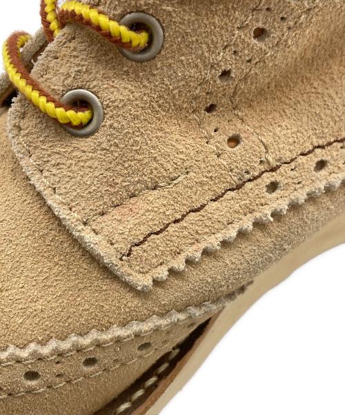 COMME des GARCONS JUNYA WATANABE MAN（コム デ ギャルソン ジュンヤ ワタナベ マン）COMME des GARCONS JUNYA WATANABE MAN (コム デ ギャルソン ジュンヤ ワタナベ マン) スウェードウィングチップブーツ ベージュ サイズ:XSの古着・服飾アイテム