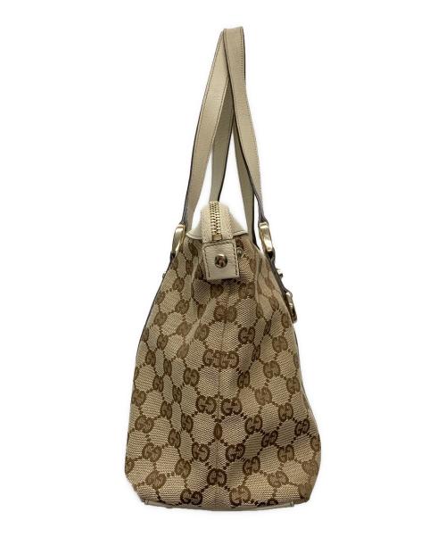 GUCCI（グッチ）GUCCI (グッチ) GGキャンバストートバッグ/141470 ベージュの古着・服飾アイテム