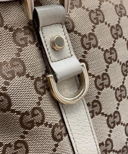 GUCCI（グッチ）GUCCI (グッチ) GGキャンバストートバッグ/141470 ベージュの古着・服飾アイテム