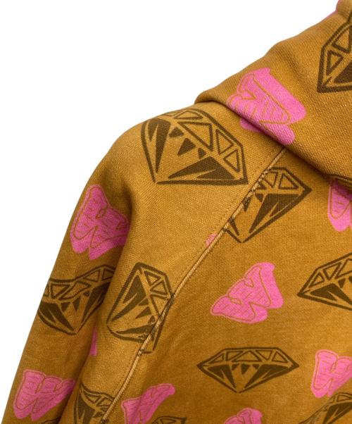 BILLIONAIRE BOYS CLUB（ビリオネアボーイズクラブ）BILLIONAIRE BOYS CLUB (ビリオネアボーイズクラブ) JP THE WAVY (ジェイピー ザ ウエイビー) DIAMOND&DOLLAR HOODIE/BBCJP215SK007 ブラウン サイズ:Ｌの古着・服飾アイテム