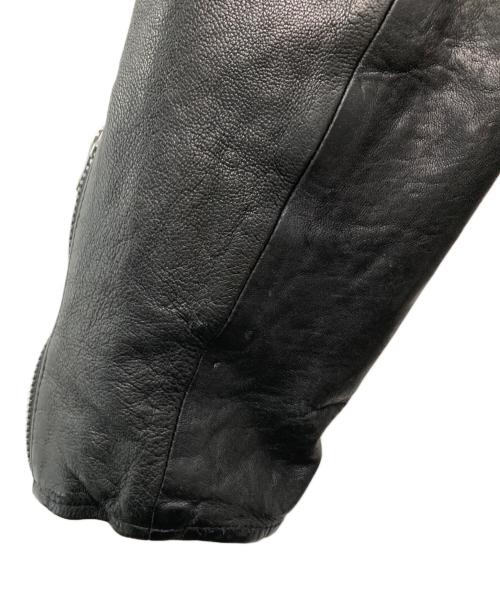 s'yte（サイト）s'yte (サイト) レザーダブルライダースジャケット/UQ-Y33-701 ブラック サイズ:3の古着・服飾アイテム