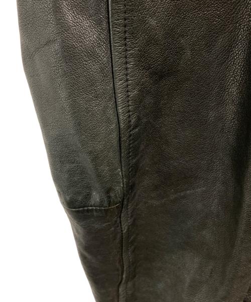 s'yte（サイト）s'yte (サイト) レザーダブルライダースジャケット/UQ-Y33-701 ブラック サイズ:3の古着・服飾アイテム