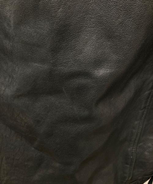 s'yte（サイト）s'yte (サイト) レザーダブルライダースジャケット/UQ-Y33-701 ブラック サイズ:3の古着・服飾アイテム