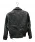 s'yte (サイト) レザーダブルライダースジャケット/UQ-Y33-701 ブラック サイズ:3：50000円