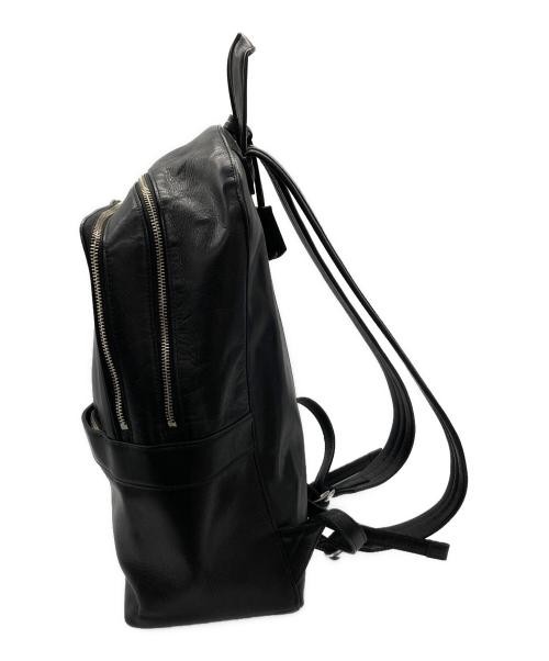 aniary（アニアリ）aniary (アニアリ) レザーバックパック ブラックの古着・服飾アイテム