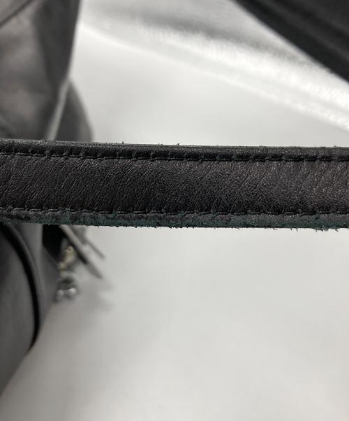 aniary（アニアリ）aniary (アニアリ) レザーバックパック ブラックの古着・服飾アイテム