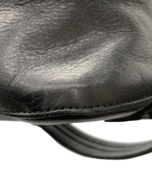 aniary（アニアリ）aniary (アニアリ) レザーバックパック ブラックの古着・服飾アイテム