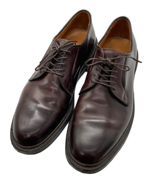 Alden（オールデン）Alden (オールデン) 990 コードバンプレーントゥシューズ #8 バーガンディー サイズ:7 1/2 Dの古着・服飾アイテム