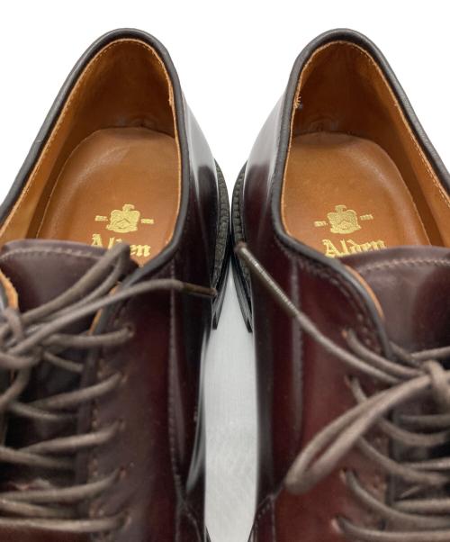Alden（オールデン）Alden (オールデン) 990 コードバンプレーントゥシューズ #8 バーガンディー サイズ:7 1/2 Dの古着・服飾アイテム