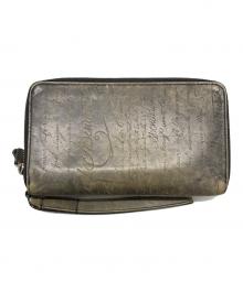 Berluti（ベルルッティ）の古着「ダブルジップオーガナイザーウォレット」｜ブラウン