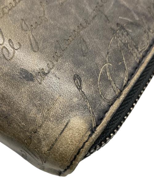 Berluti（ベルルッティ）Berluti (ベルルッティ) ダブルジップオーガナイザーウォレット ブラウンの古着・服飾アイテム