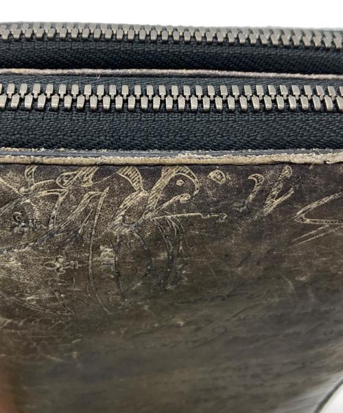 Berluti（ベルルッティ）Berluti (ベルルッティ) ダブルジップオーガナイザーウォレット ブラウンの古着・服飾アイテム