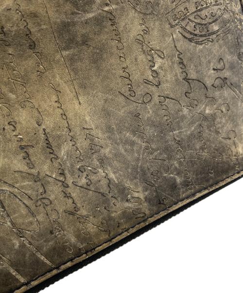 Berluti（ベルルッティ）Berluti (ベルルッティ) ダブルジップオーガナイザーウォレット ブラウンの古着・服飾アイテム