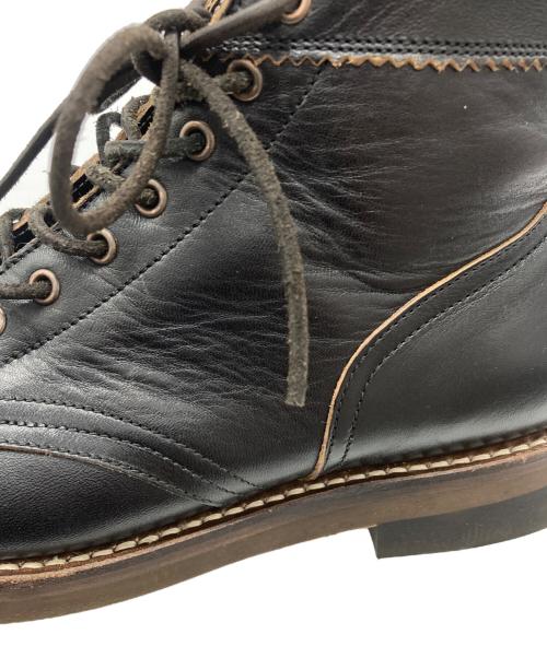 ROLLING DUB TRIO（ローリングダブトリオ）ROLLING DUB TRIO (ローリングダブトリオ) COUPEN 7/ワークブーツ ブラック サイズ:25cmの古着・服飾アイテム