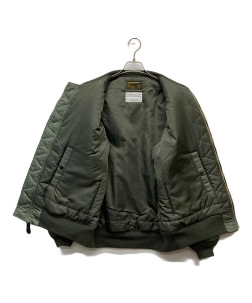 ALPHA（アルファ）ALPHA (アルファ) STANDARD CALIFORNIA (スタンダードカリフォルニア) MA-1ジャケット カーキ サイズ:Ｌの古着・服飾アイテム