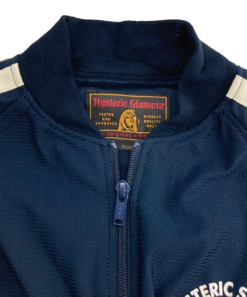 Hysteric Glamour（ヒステリックグラマー）Hysteric Glamour (ヒステリックグラマー) HYS SOUNDS プリント 2ラインラグランジャケット/01172AB01 ネイビー サイズ:Ｓの古着・服飾アイテム