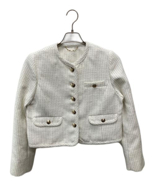 CELFORD（セルフォード）CELFORD (セルフォード) パイピングショートジャケット/CWFJ251048 アイボリー サイズ:38の古着・服飾アイテム