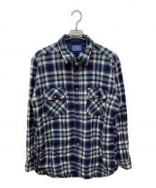 PENDLETON（ペンドルトン）の古着「70's～80's ボードシャツ」｜グリーン×ブルー