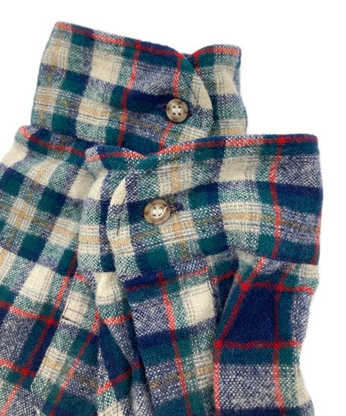 PENDLETON（ペンドルトン）PENDLETON (ペンドルトン) 70's～80's ボードシャツ グリーン×ブルー サイズ:ＸＬの古着・服飾アイテム