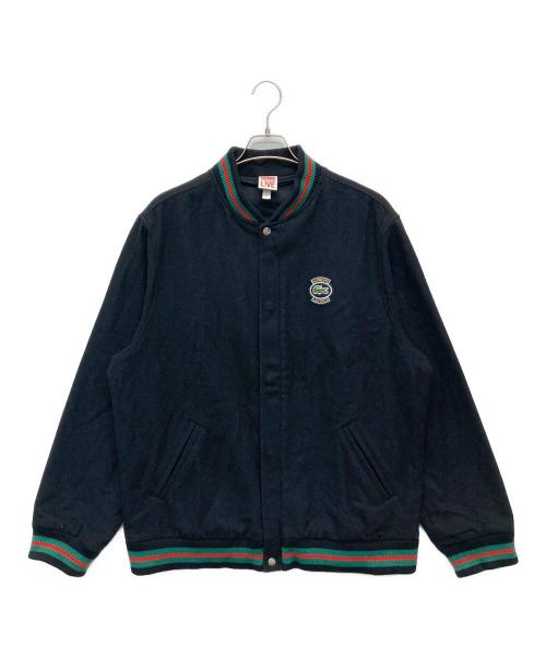 SUPREME（シュプリーム）SUPREME (シュプリーム) LACOSTE (ラコステ) Wool Varsity Jacket ブラック サイズ:XLの古着・服飾アイテム
