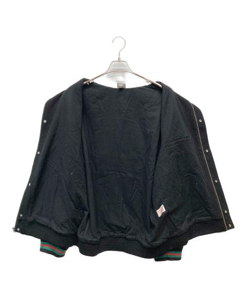 SUPREME（シュプリーム）SUPREME (シュプリーム) LACOSTE (ラコステ) Wool Varsity Jacket ブラック サイズ:XLの古着・服飾アイテム
